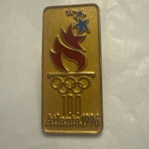 Gold Olympic Commemorative Pin